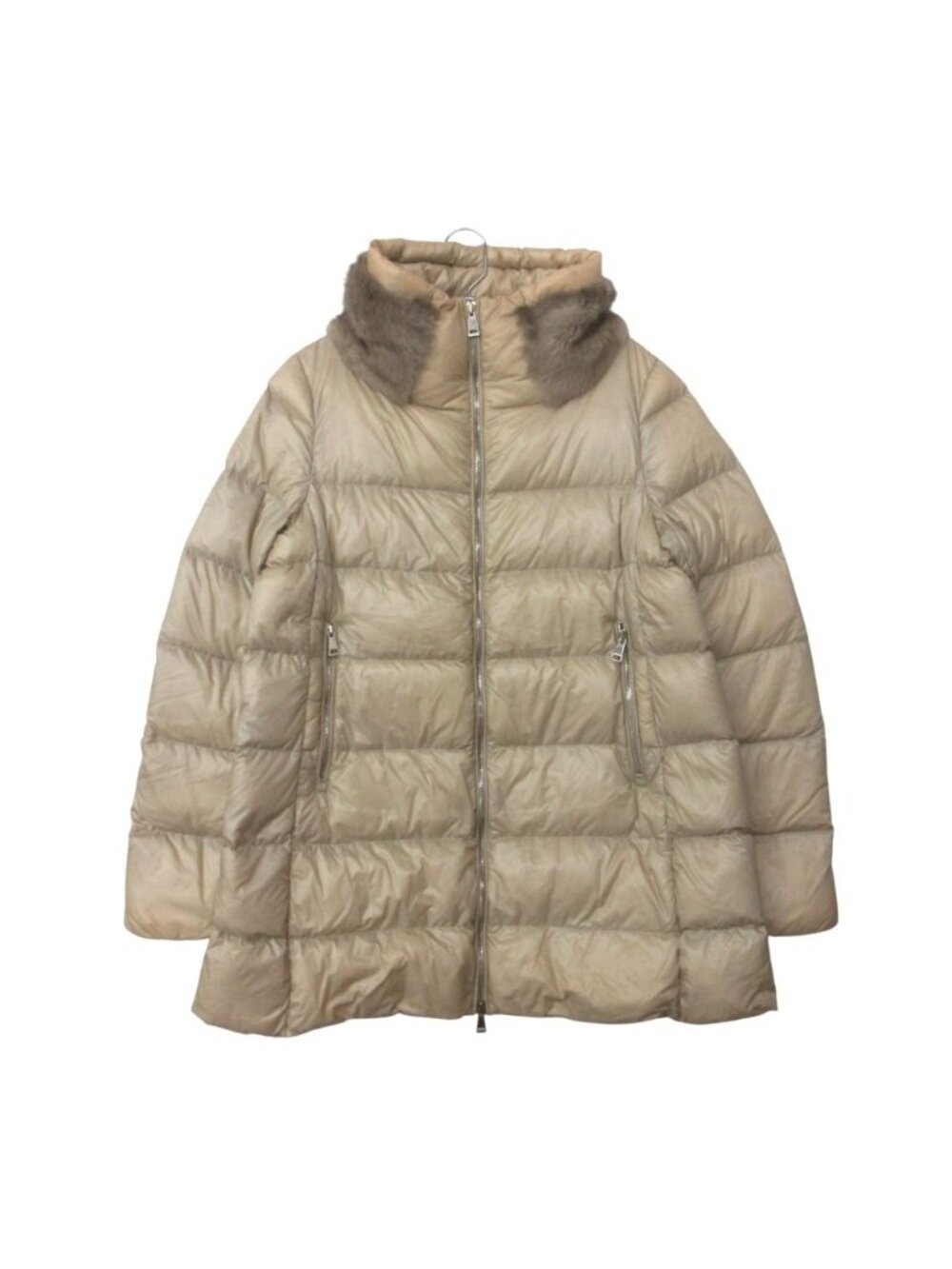 Moncler Coat Argy Down Jacket Mink Beige